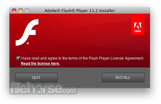 Adobe flash player version 10